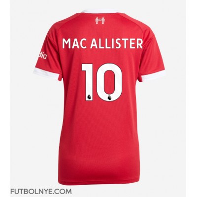 Camiseta Liverpool Alexis Mac Allister #10 Primera Equipación para mujer 2025-26 manga corta Camiseta Liverpool Alexis Mac Allister #10 Primera Equipación para mujer 2025-26 manga corta